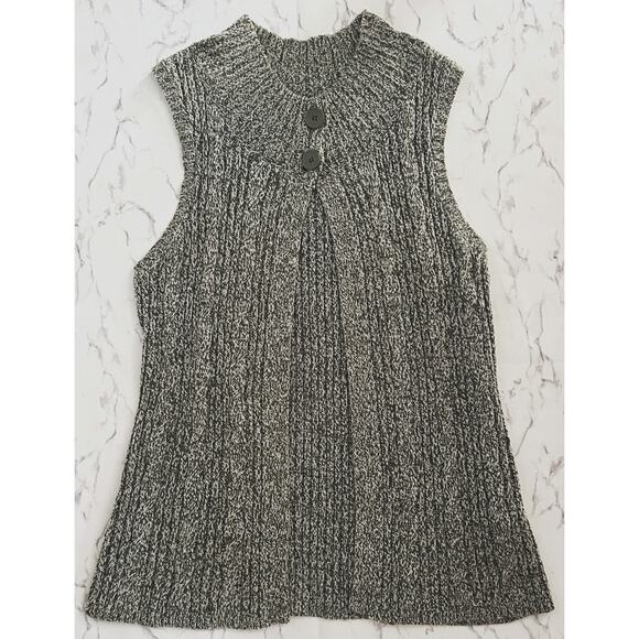 Kim Rogers 2 Button Sleeveless Sweater Vest XL - Picture 1 of 5